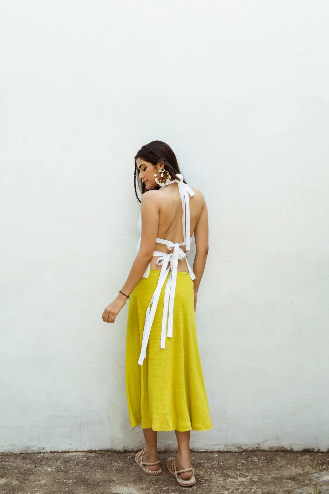 AVNEET KAUR IN EVE SHEER KNIT SKIRT