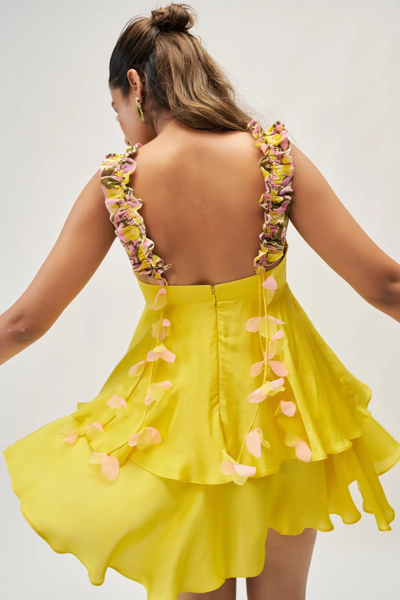 GALA SATIN MINI DESS