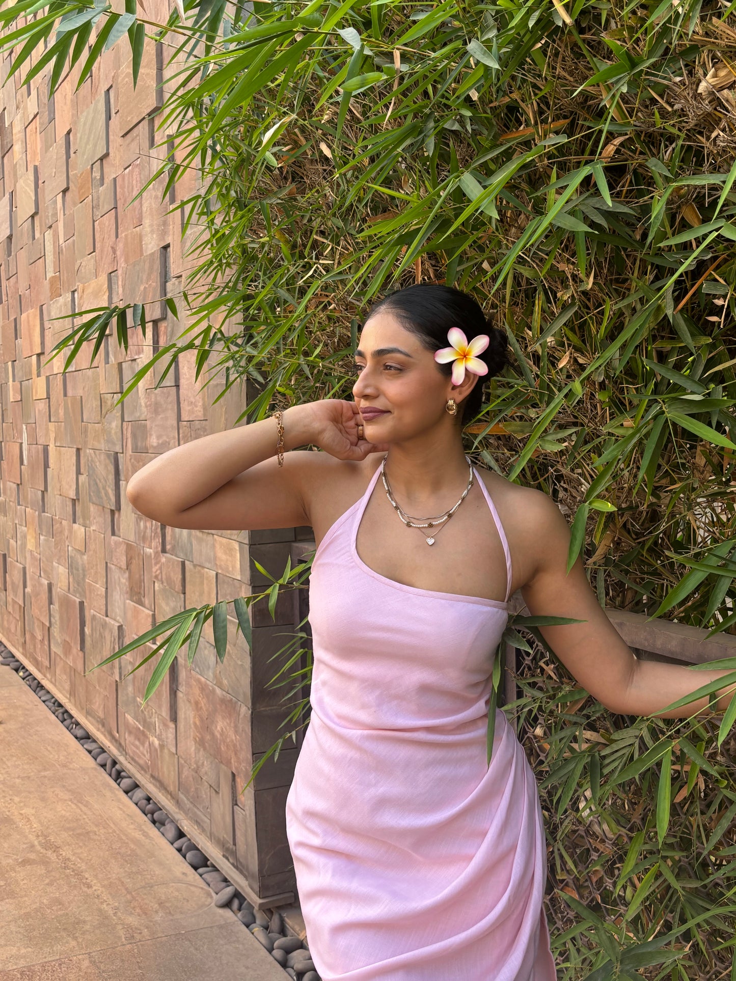 COSTA DRAPED MAXI DRESS
