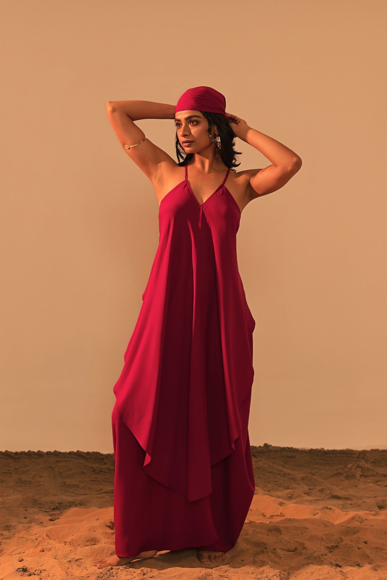 EMBER SLIP-ON MAXI DRESS