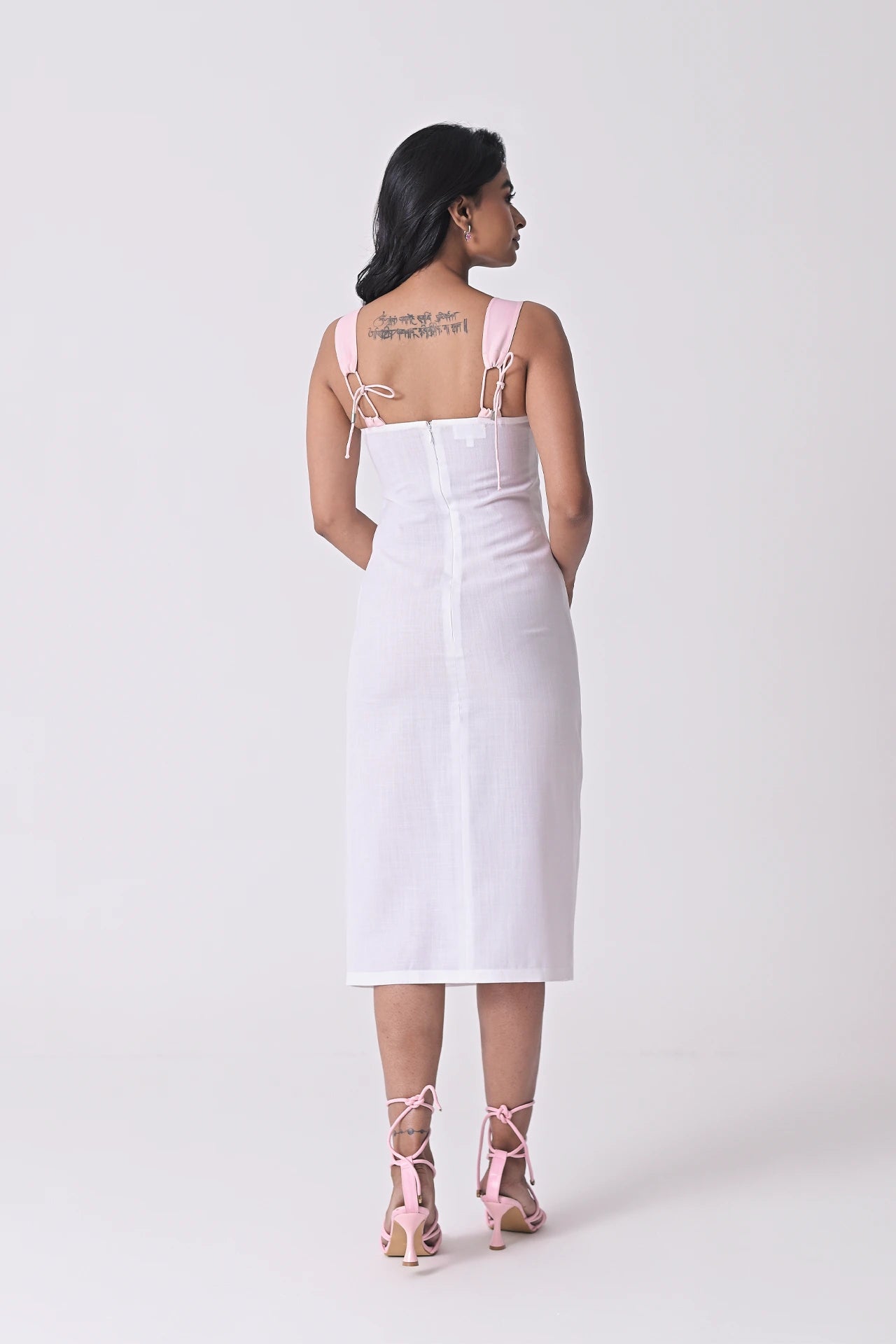 SAMAKA ECRU DRESS