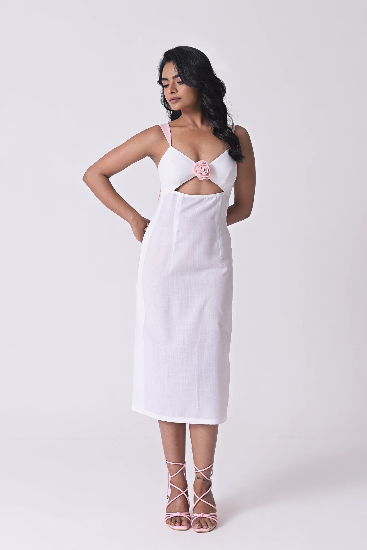 SAMAKA ECRU DRESS