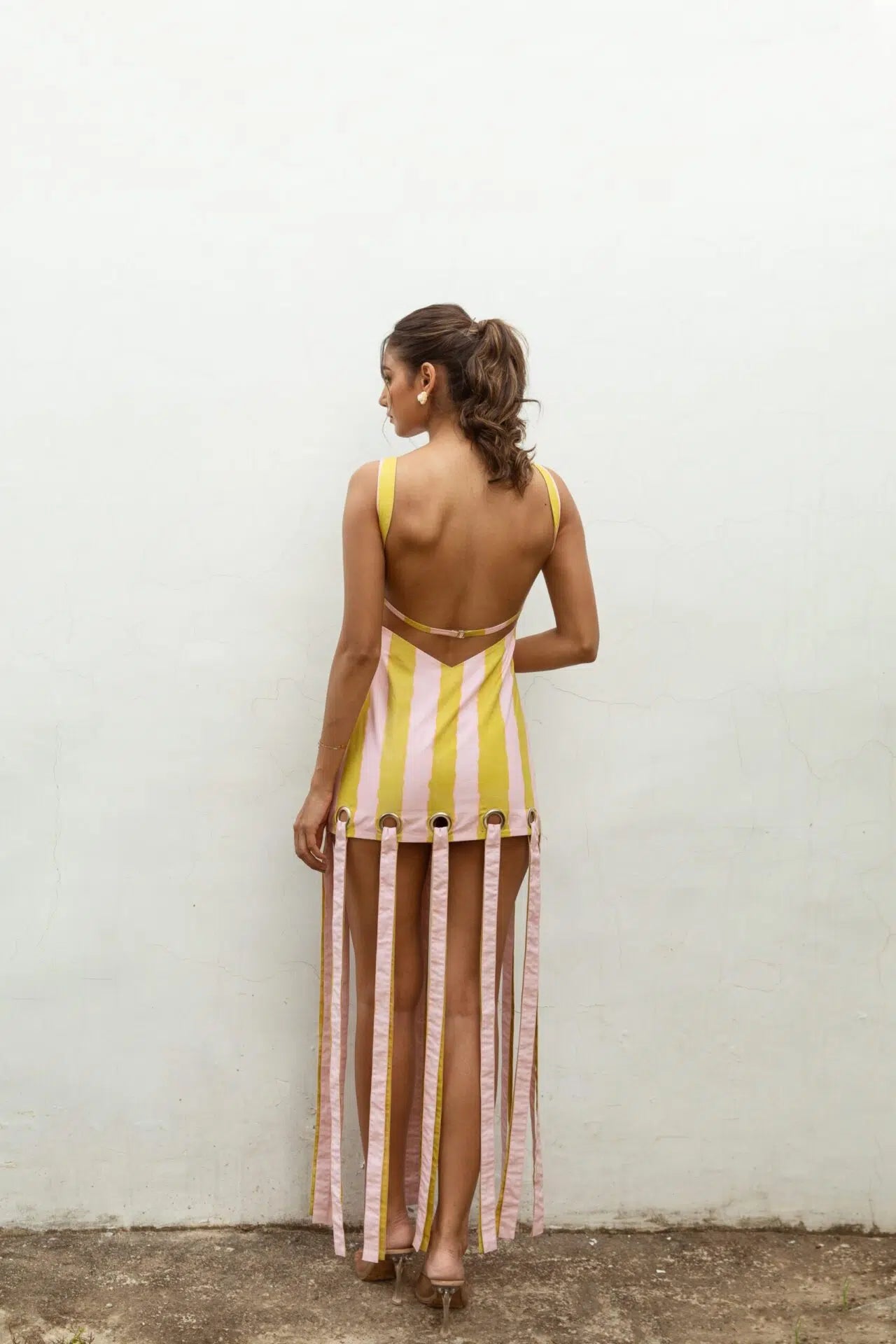 SHEFALI JARIWALA IN OUR STINA MINI FRINGES DRESS