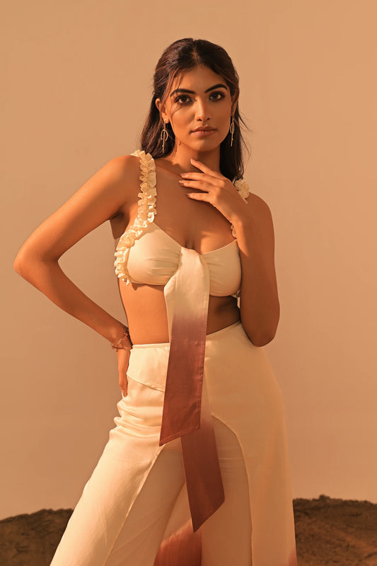 ARI RUFFLE CROP TOP