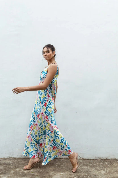 DEVORA MAXI PRINTED DRESS