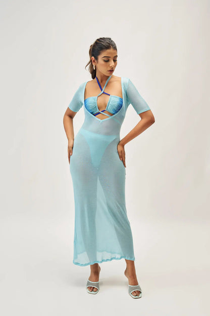SALVATORE CUT-OUT KNIT DRESS