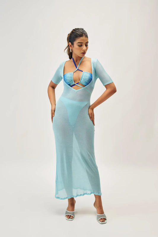 SALVATORE CUT-OUT KNIT DRESS