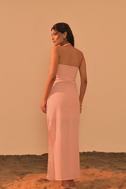 COSTA DRAPED MAXI DRESS