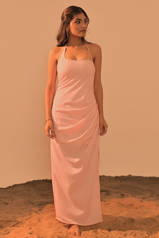 COSTA DRAPED MAXI DRESS