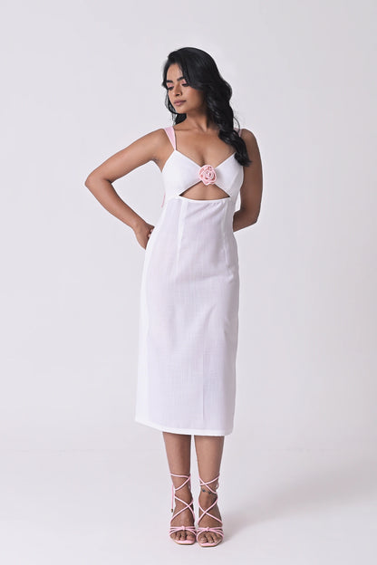 SAMAKA ECRU DRESS